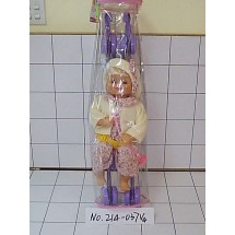 Кукла BABY 214-037V с коляской